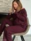 Preview: Beliebter Flanell Hudson, meliert, bordeaux